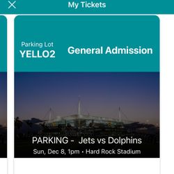 Yellow Parking Miami Dolphins Vs Jets 