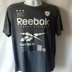 Reebok men's gray short sleeve t-shirt size M