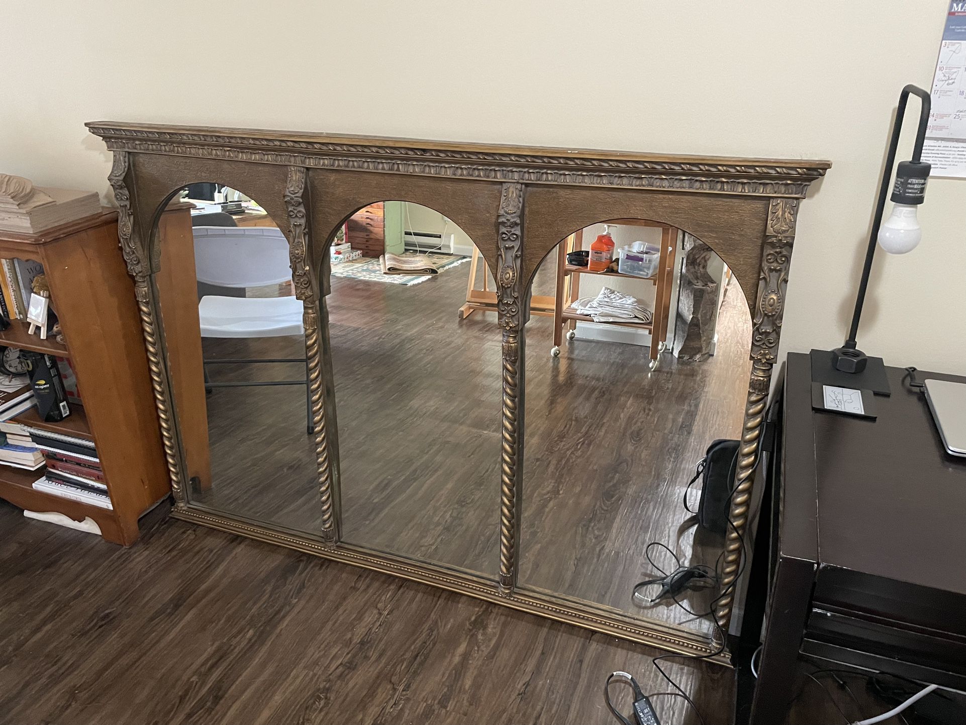 Triptych Mantel mirror