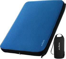 QUEEN Acacia 4" Thick Self Inflating Sleeping Pad with Foam #1192H G1
