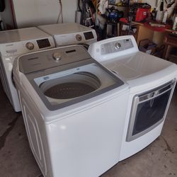 Samsung Washer And Kenmore Electric Dryer Large Capacity 