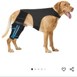 Marnonsis Dog Knee Brace for Torn Acl Hind Leg, 4 Stabilizers Dog Leg Braces for Back Leg, Adjustable Hip Support to Reduces Pain, Ligament Injuries &