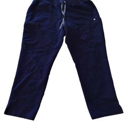 FIGS Zamora Joggers Scrub Pants Blue Womens size XL / P Petite 36"

