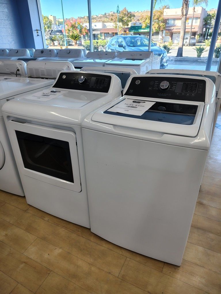 LG Washer & Gas Dryer, Open Box, Fully Tested, One Year Warranty