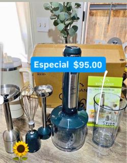Batidora Manual 4En1 Muele Bate Machaca Y  Pica Especial $95.00 Princess House Ventas Finales