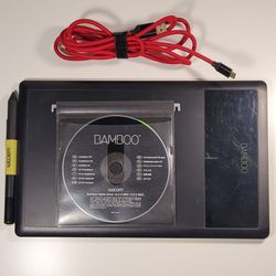 Wacom Bamboo Tablet with Pen/Stylus for Digital Drawing and Design