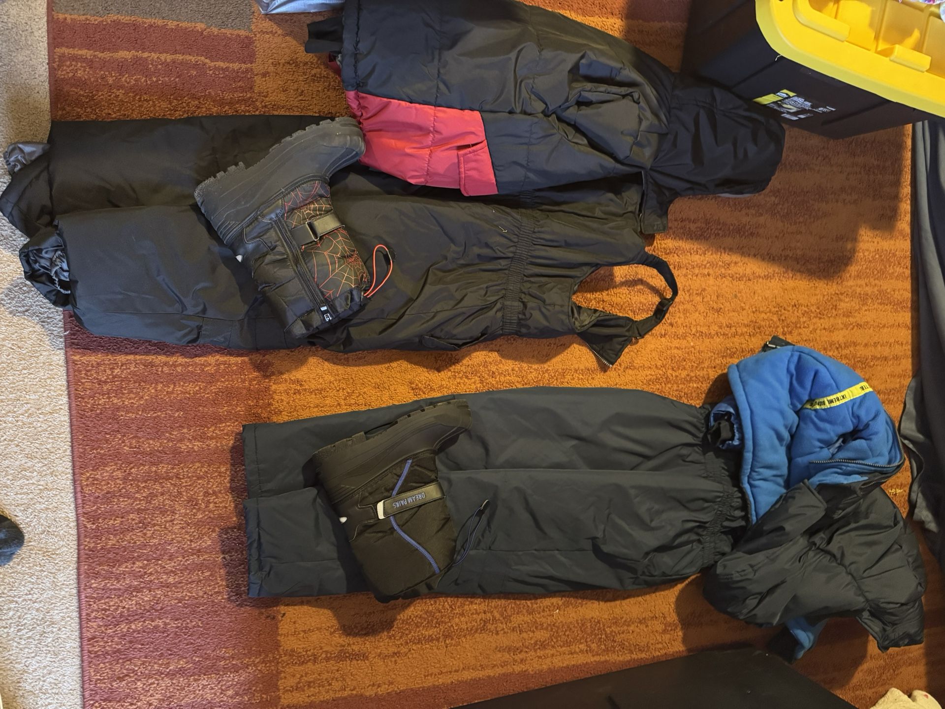 Kids Winter Sets W/Boots