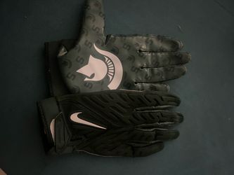 College football gloves