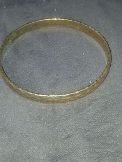 Gold-Tone Bangle Bracelet