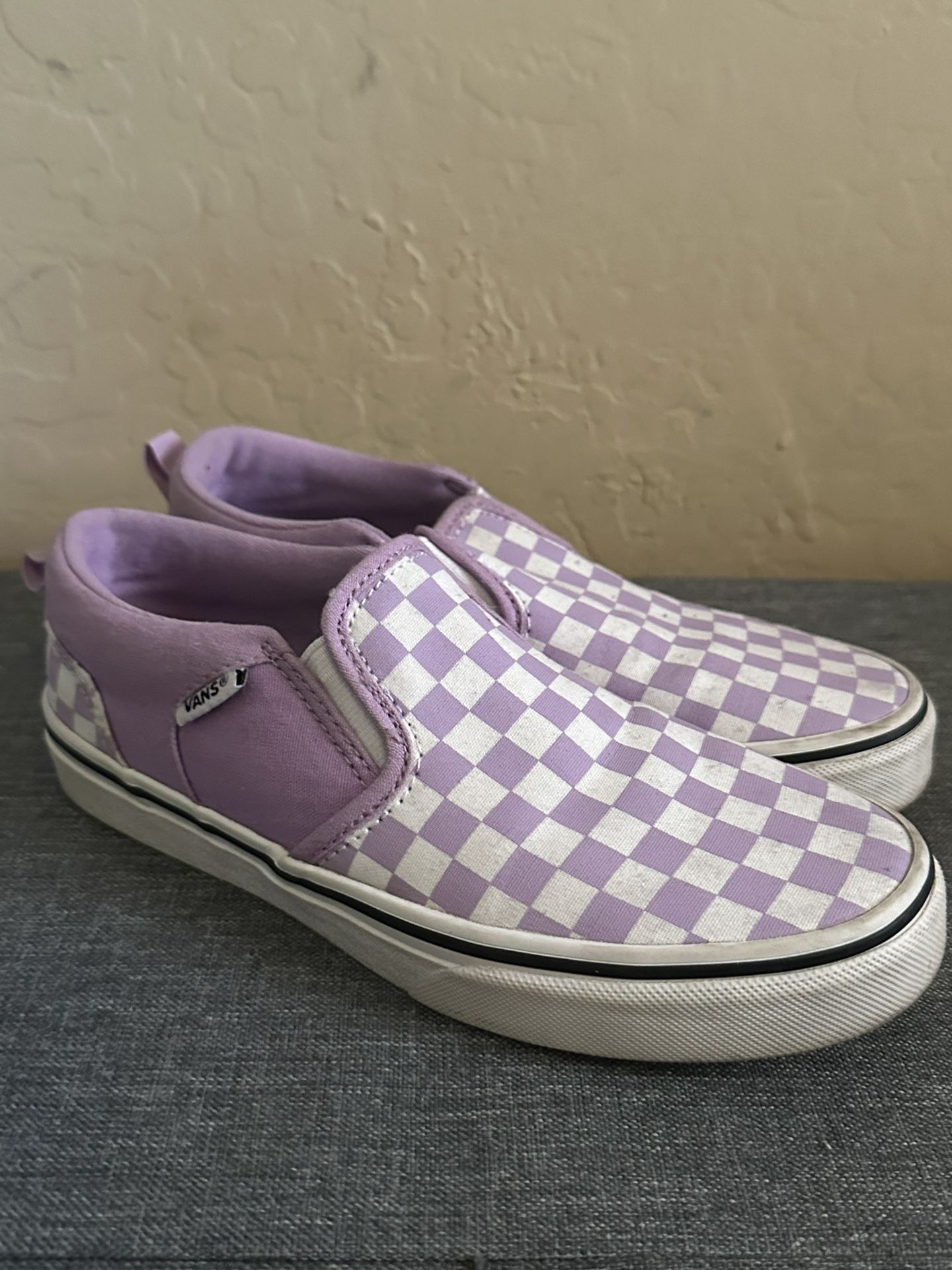 Vans Purple Checkered