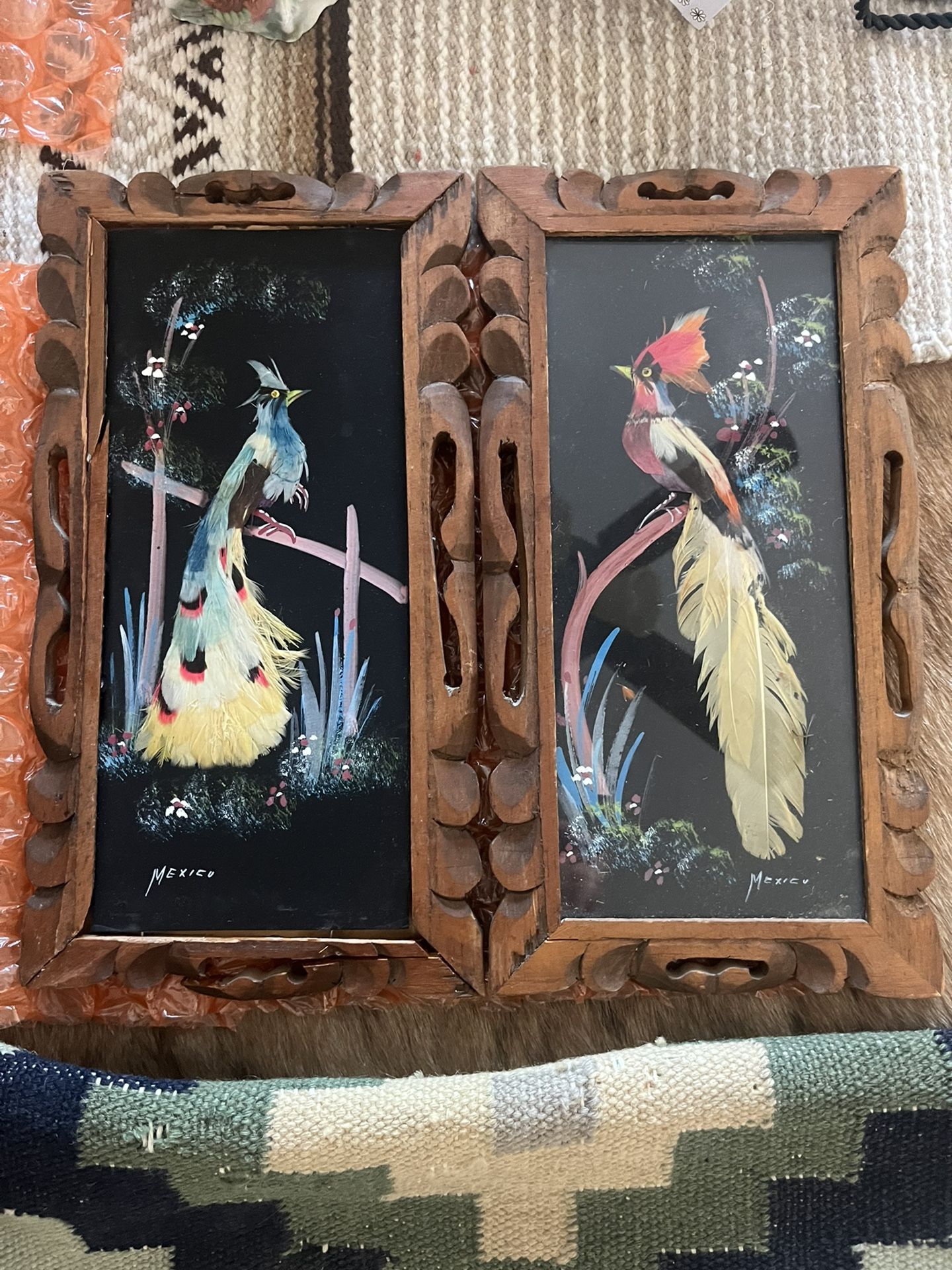 Vintage Feather Art