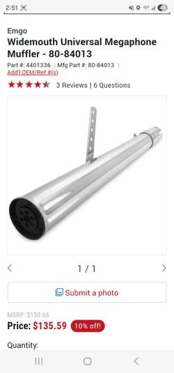 Emgo Cafe Racer Mufflers