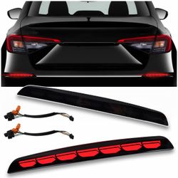 🔴 Ultraith LED Rear Bumper Reflector Brake Tail Light Kit — 2022–2024 Honda Civic