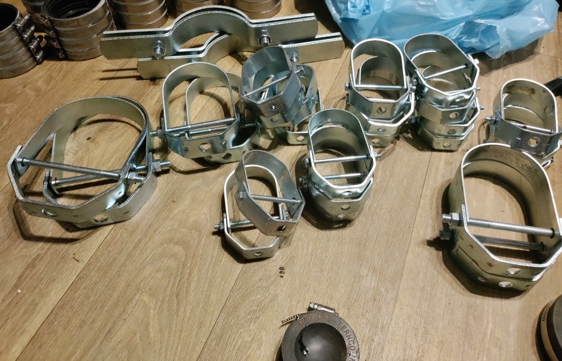 Brand New Lot Of Clevis Hangers And Risers