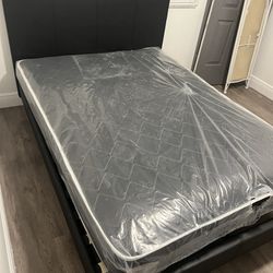 Full  Size Bed Frame With Mattress And  All New Furniture And Free Delivery 