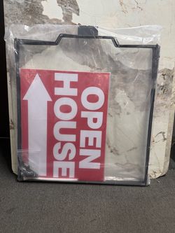 New 5 Pack Open House Signs for Real Estate - 30"x28"