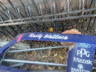 Rusty Wallace stock car side panel