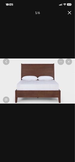 LOW PRICE MOVING- WEST ELM FULL SIZE SOLID WOOD
