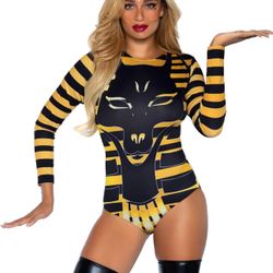 Leg Avenue Women's Egyptian Goddess Anubis Halloween Costume Available In Small, Medium And Large