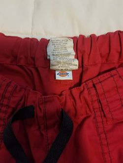 Dickies Red Scrub Pants