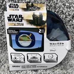 Star Wars The Mandalorian The Child Grogu Nap Time Window Sunshade 2 Piece