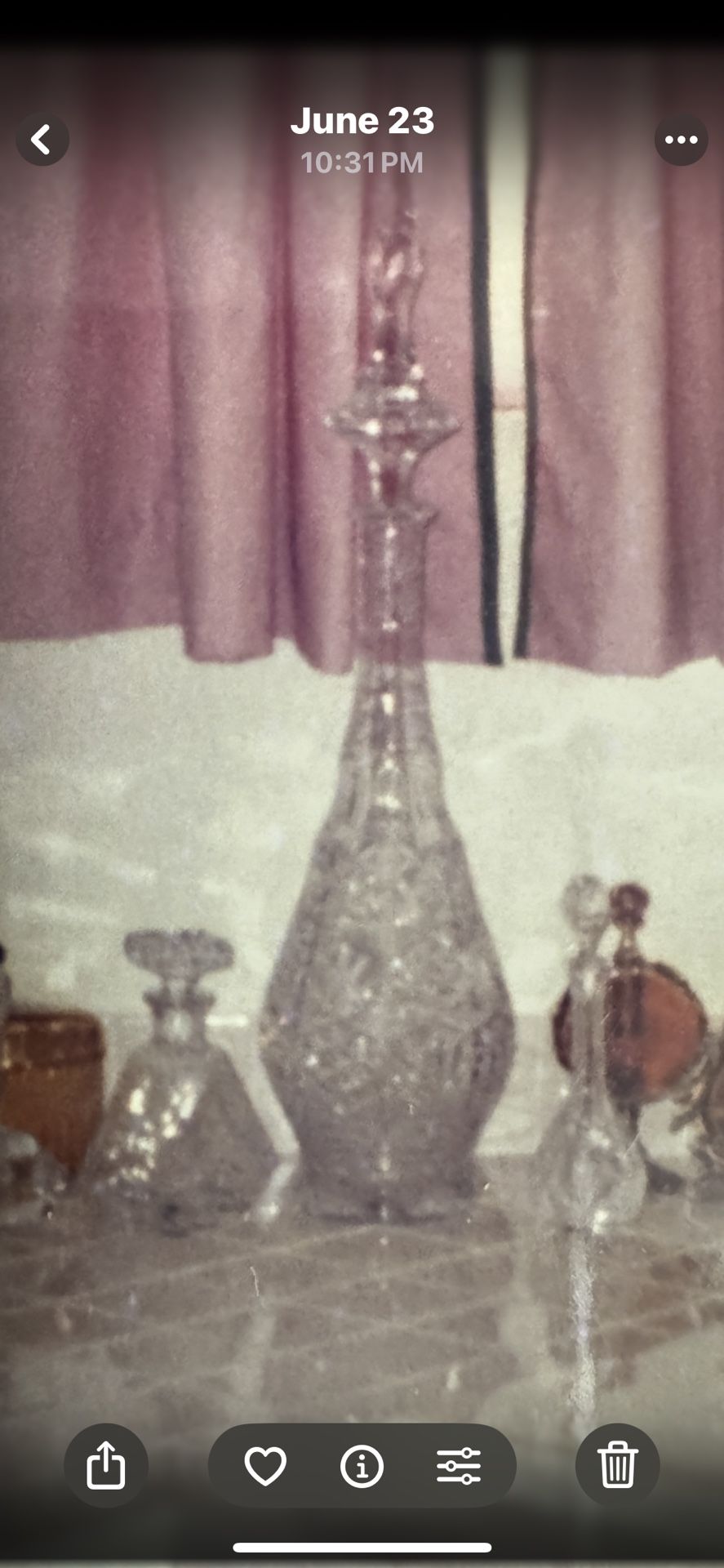 Vintage Crystal Decanter