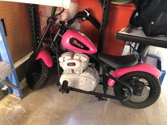 Track electric kids motorcycle