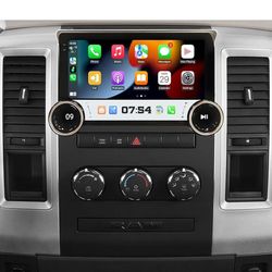 4Core+64G Car Radio for Dodge Ram 1500 2009 2010 2011 2012 10.1" Touch Screen Stereo Upgrade with Bluetooth 5.0 Wireless/Wired CarPlay Android Auto SW