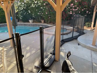 Brand new pool gate 36 linear ft to protect kids and pets from poolside. 1,800 OBO