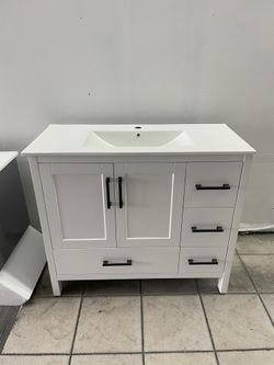 SALE ~ Modern PVC Bathroom Vanity - 40 inches