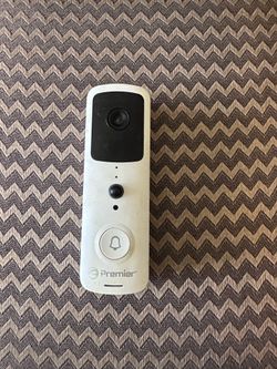Premier Smart WiFi Video Doorbell Camera- HD 1080p with Night Vision