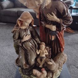 Large Chrisdon Religious Figurine Beautiful