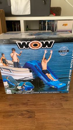 WOW Pontoon Boat Slide