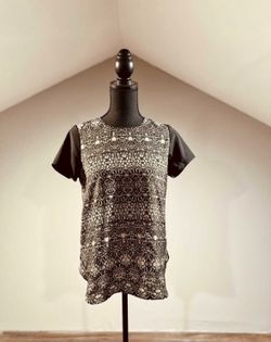 XS Black & Tan Top