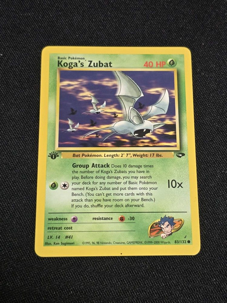 Koga's Zubat - Gym Challenge