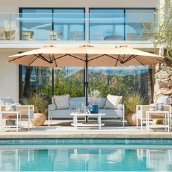 ❤️‍🔥 13FT Outdoor Umbrella for Patio (no base)