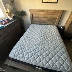 Queen Mattress “No Stains Or Smells”, Queen Box Spring, Queen, Bed Frame