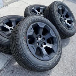 20" Dodge Ram 1500 OEM Laramie Black wheels rims tires NEW