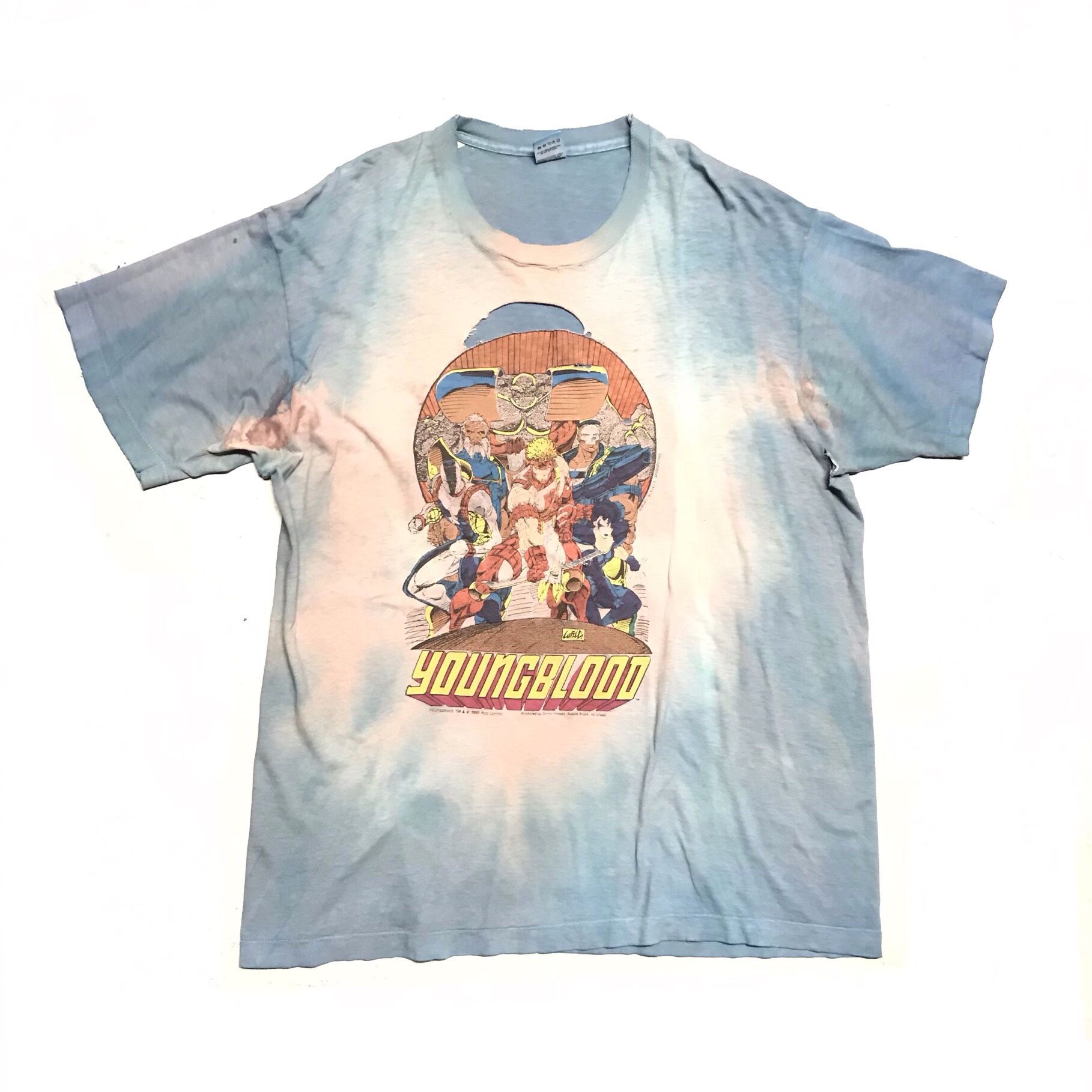 90s Vintage YOUNGBLOOD Marvel Comics 1992 T-Shirt Size XXL