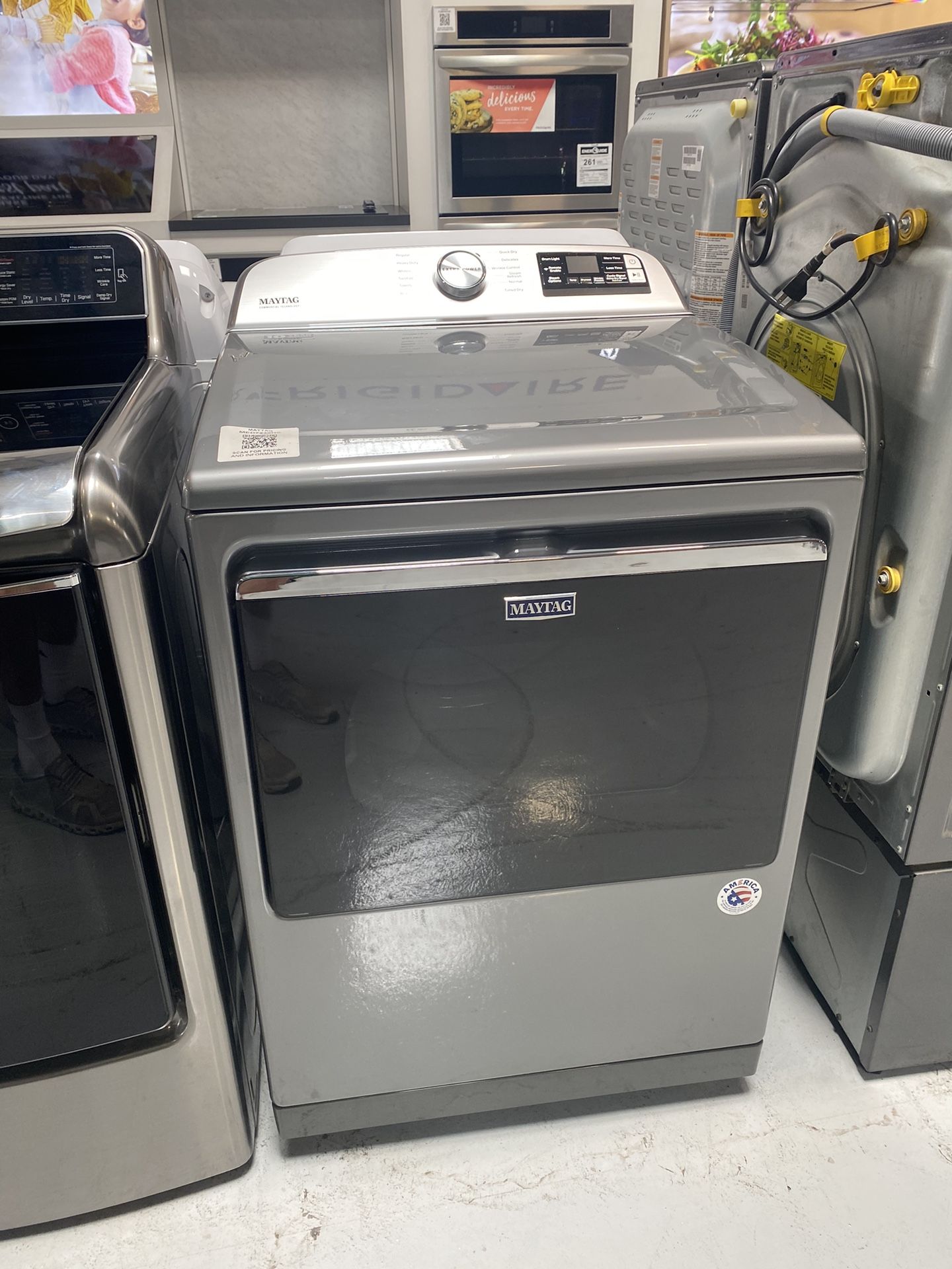 Metallic Slate Smart Top Load Electric Dryer - 7.4 Cu. Ft.