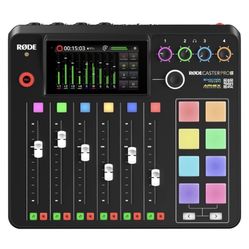 RØDE - RØDECASTER PRO II Integrated Audio Production Studio - Black