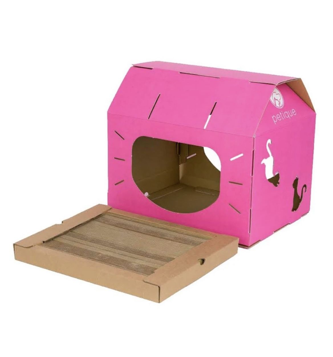 Pink Pet House With Cat Nip For Cats And Bunnies