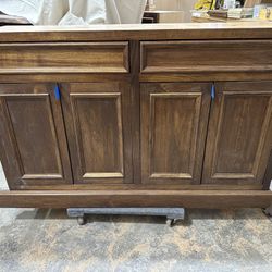 Butternut Pantry/buffet/storage Cabinets