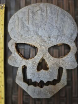 Gold Beaded Skull Wall Accent - Decorative Home Accents