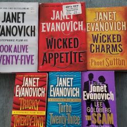 Lot of 6 Janet Evanovich Books