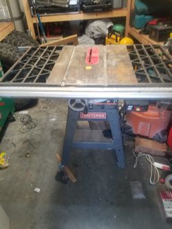 Craftsman 10 in table saw