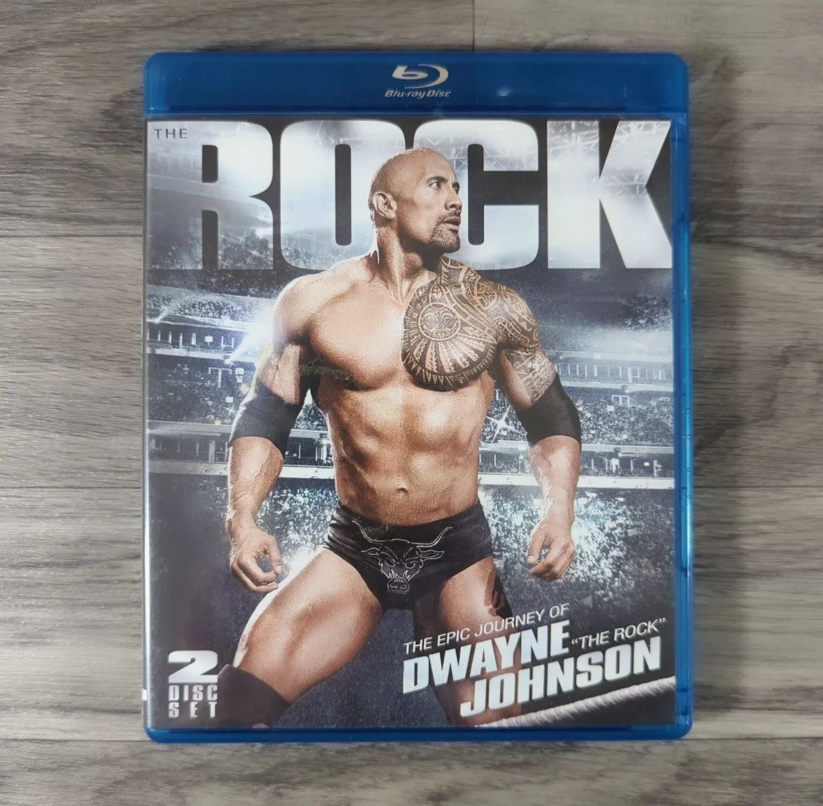WWE: The Epic Journey of Dwayne "The Rock" Johnson (Blu-ray, 2 Disc Set)