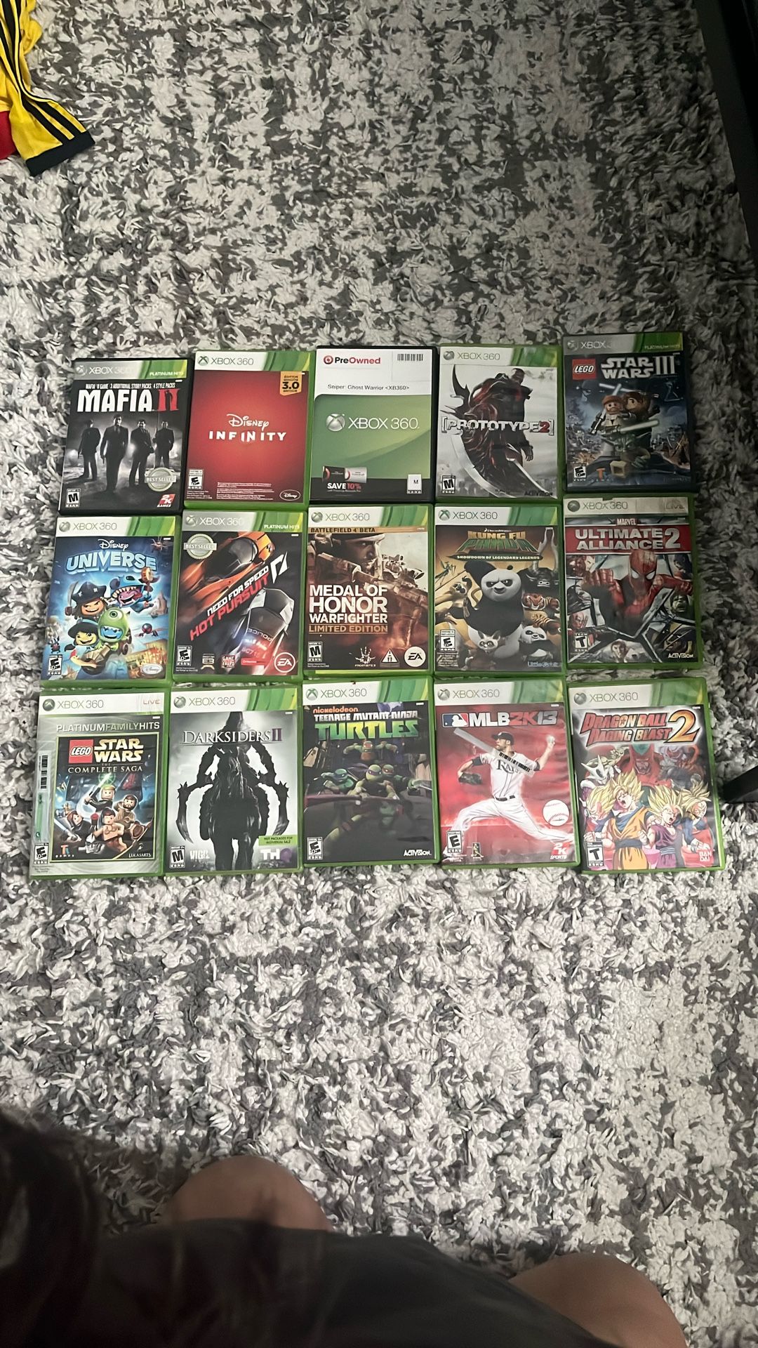 Xbox 360 Games Name Any