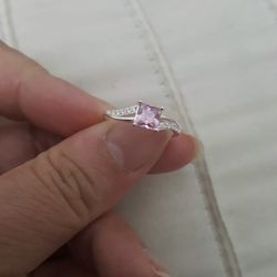 Real 925 Sterling Silver Wedding Ring Size 6