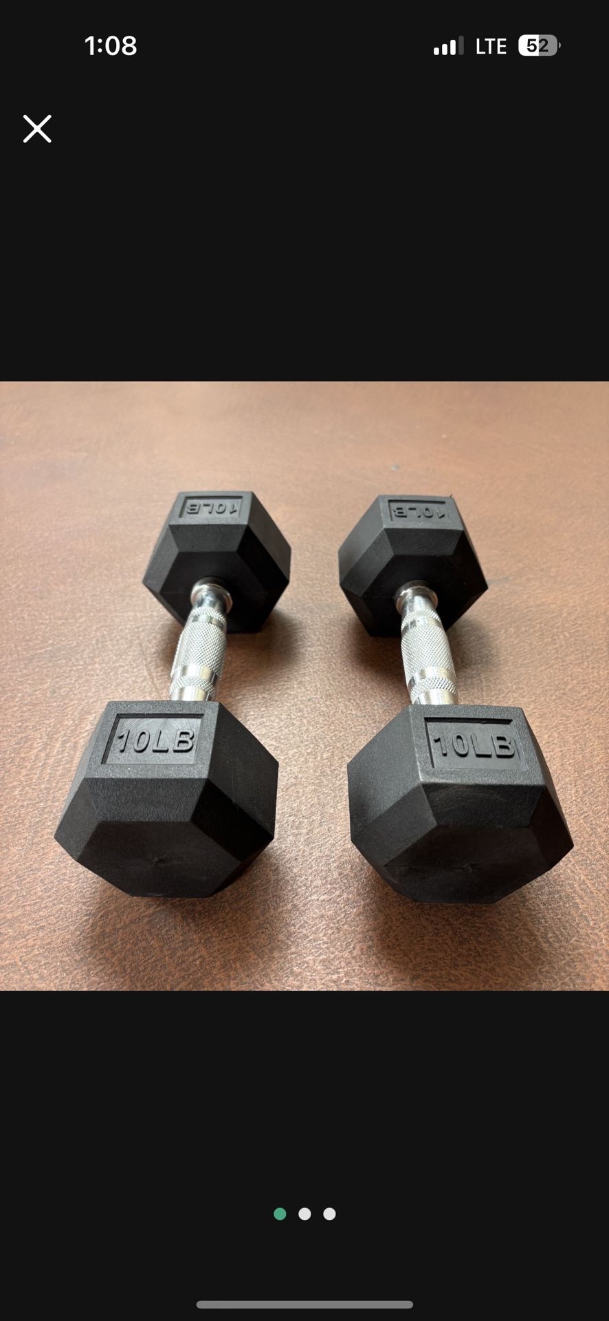 New Set Of 2 10 Pound Dumbells Dumb Bells weights hand dumbbell dumbbell